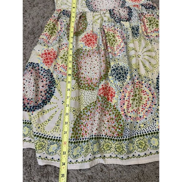 Womens Razor Back Dress Floral Coastal Rayon Beach Resort Summer Flowy MEDIUM - Picture 12 of 12